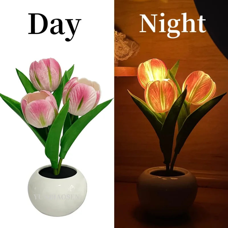 LED Tulip Atmosphere Lamp