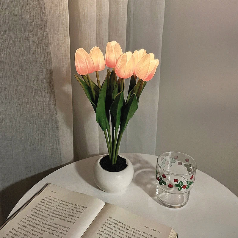 LED Tulip Atmosphere Lamp