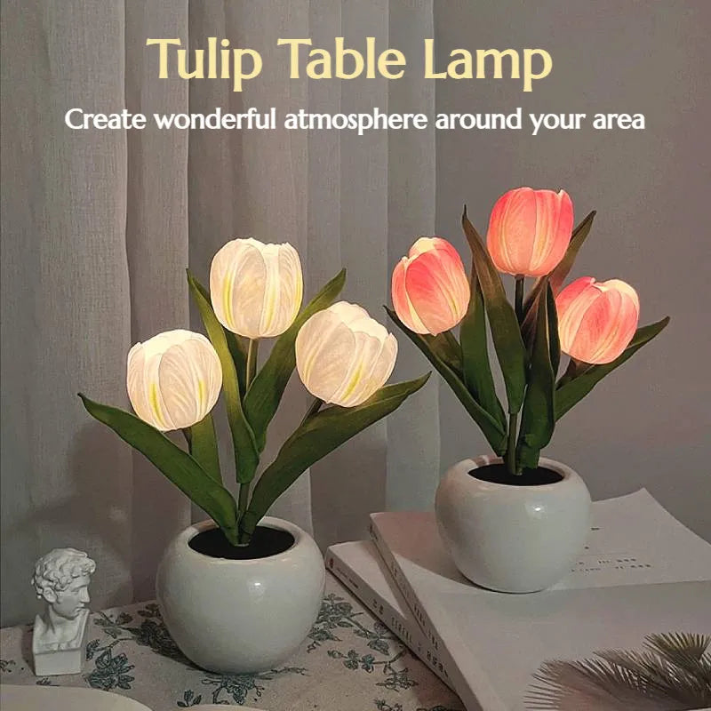 LED Tulip Atmosphere Lamp