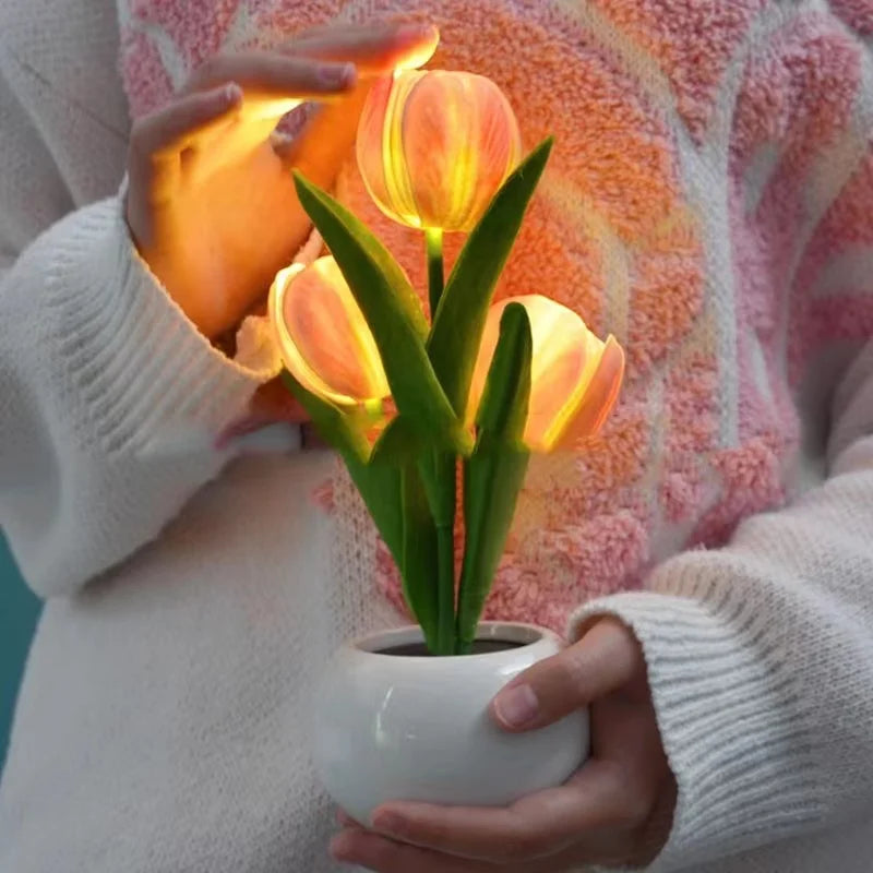 LED Tulip Atmosphere Lamp