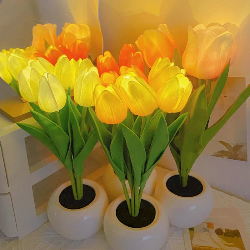 LED Tulip Atmosphere Lamp