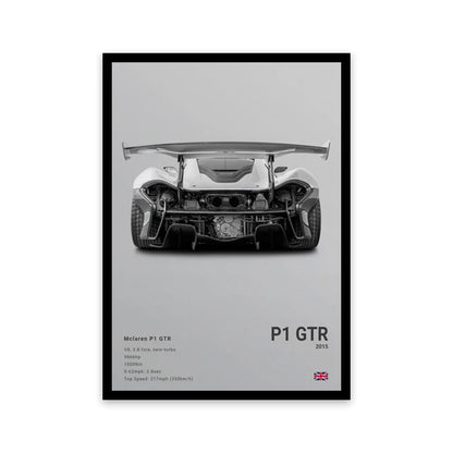 Assorted Cars Canvas Wall Art Print Posters and Decorative Murals