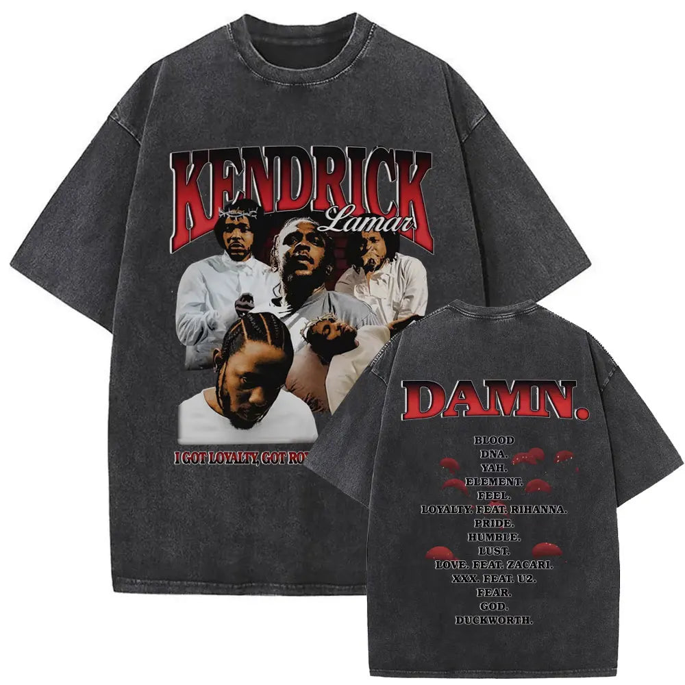 Limited Kendrick Lamar Vintage Crewneck T-shirts
