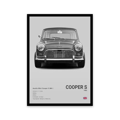 Assorted Cars Canvas Wall Art Print Posters and Decorative Murals