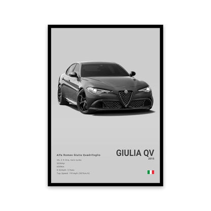 Assorted Cars Canvas Wall Art Print Posters and Decorative Murals
