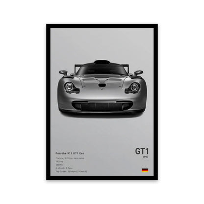Assorted Cars Canvas Wall Art Print Posters and Decorative Murals