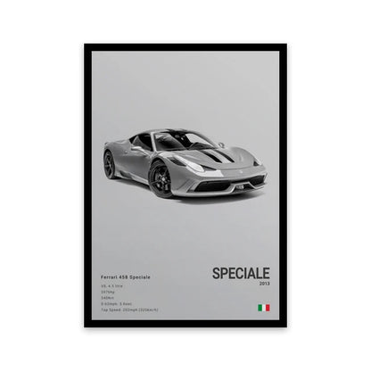 Assorted Cars Canvas Wall Art Print Posters and Decorative Murals
