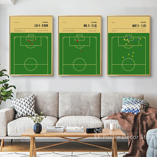 Nostalgic Football Moments Posters