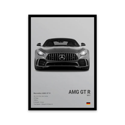 Assorted Cars Canvas Wall Art Print Posters and Decorative Murals