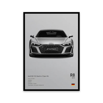 Assorted Cars Canvas Wall Art Print Posters and Decorative Murals